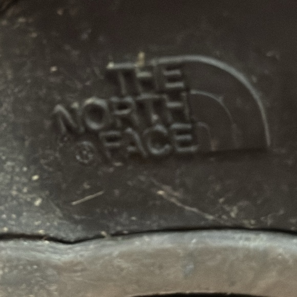 The North Face Dark Brown Leather Knit Top Combat Boots Women's Size 7 ½ - Picture 7 of 11